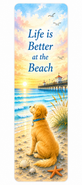 Charlie and the Beach Bookmark