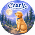 Charlie and the Moon Sticker